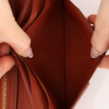 Hermès 2004 Rouge H Niloticus Crocodile Bearn Long Wallet GHW