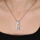 Gucci Sterling Silver G Logo Necklace