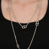 Hermès Sterling Silver Farandole Necklace 160 Necklace