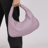 Bottega Veneta Lilac Intrecciato Medium Hobo