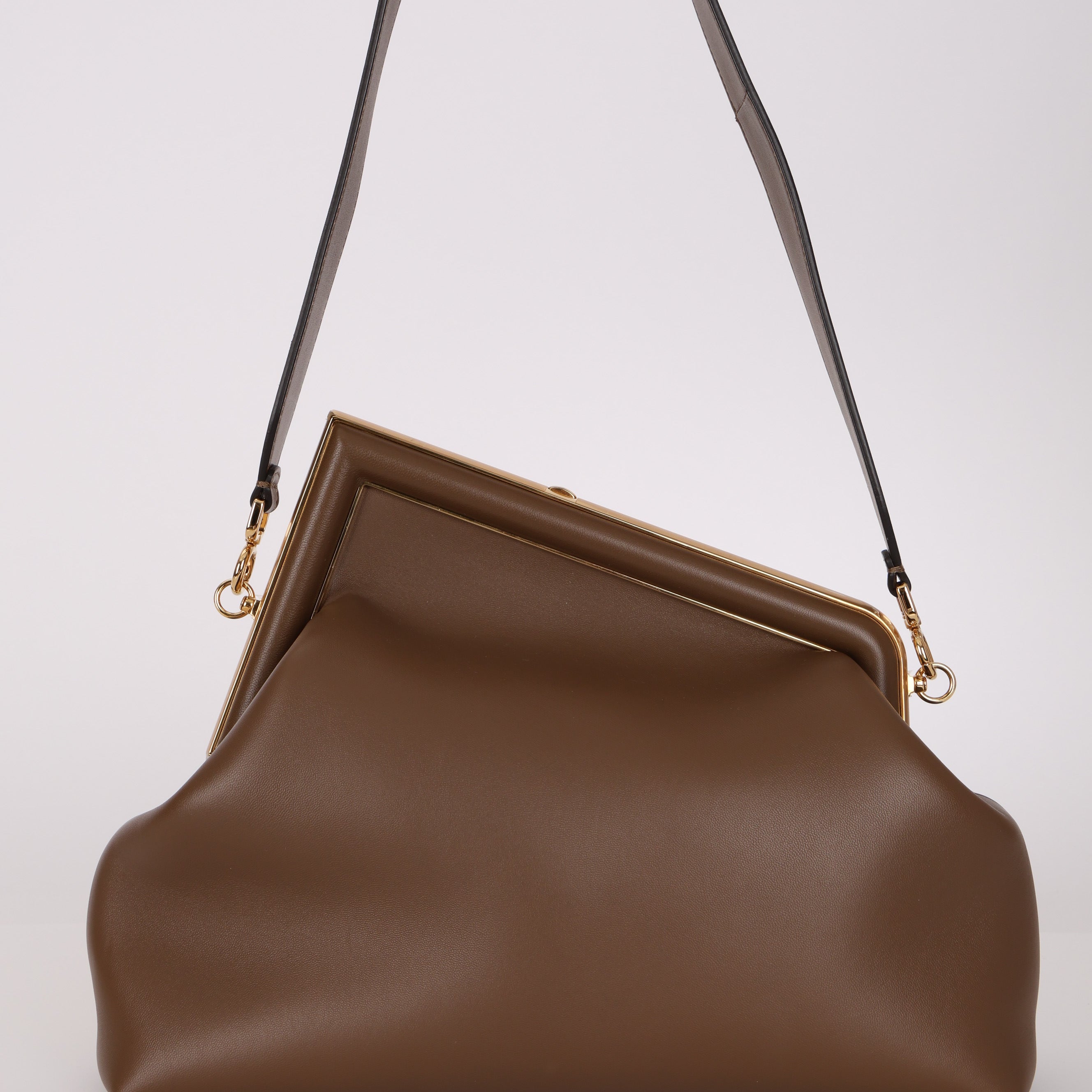 Fendi Chocolate Medium First Clutch