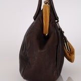 Ultra-Rare Archive Miu Miu Leather Dual Kisslock Frame Shoulder Bag