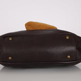 Ultra-Rare Archive Miu Miu Leather Dual Kisslock Frame Shoulder Bag