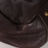 Ultra-Rare Archive Miu Miu Leather Dual Kisslock Frame Shoulder Bag