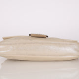 Fendi Metallic Gold Crystal Baguette