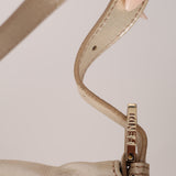 Fendi Metallic Gold Crystal Baguette