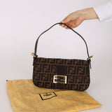 Rare Fendi Zucca Baguette GHW