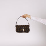Rare Fendi Zucca Baguette GHW