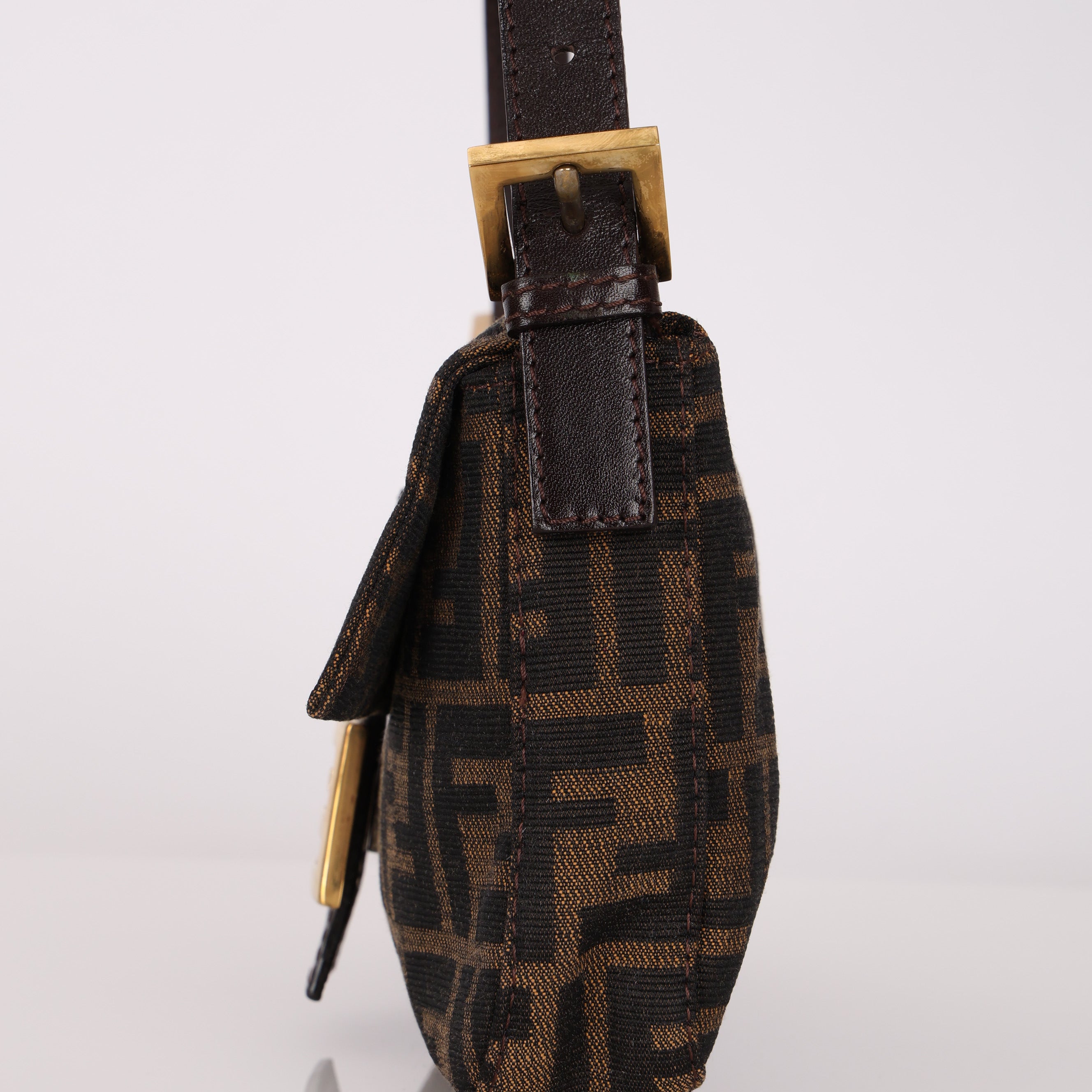Rare Fendi Zucca Baguette GHW