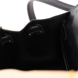 Rare Hermès 1987 Noir Box Mini Kelly 20 Sellier GHW
