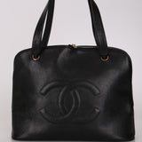 Chanel 1994 Caviar Timeless Flat Tote 24K GP