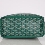 Goyard Green Goyardine Reversible Mini Anjou with Pouch