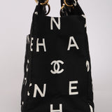 Chanel 1997 Canvas CC Logo Shopper Tote