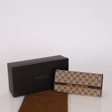 Gucci Canvas Bamboo Bar Wallet on Strap