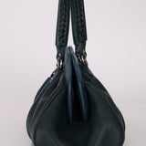 Christian Dior 2006 Dark Teal My Dior Frame Bowling Bag