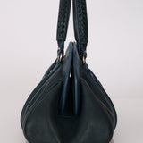 Christian Dior 2006 Dark Teal My Dior Frame Bowling Bag