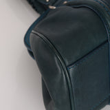 Christian Dior 2006 Dark Teal My Dior Frame Bowling Bag