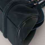 Christian Dior 2006 Dark Teal My Dior Frame Bowling Bag