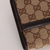 Gucci Canvas Bamboo Bar Wallet on Strap