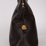 Chanel 1995 Chocolate Brown Caviar Timeless Zip Tote 24K GP