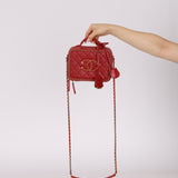 Chanel 2019 CC Filigree Chain Around Small Vanity Case