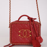 Chanel 2019 CC Filigree Chain Around Small Vanity Case
