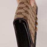 Gucci Canvas Bamboo Bar Wallet on Strap