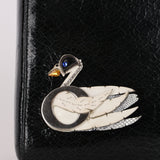 Limited Edition Dior 2016 Ceramic Deerskin Swan Small Lady Dior