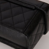 Ultra-Rare Chanel 1997 Caviar Turnlock Rectangular Mini Vanity Bag 24K GP