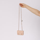 Chanel 2020 Nude Caviar Flap Belt Bag GHW