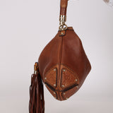 Gucci Brown Leather Babouska Indy Hobo
