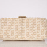 Fendi Cream Zucchino Chain Mamma Forever Baguette