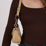 Christian Dior 2004 Beige Charm Shoulder Bag
