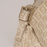 Fendi Cream Zucchino Chain Mamma Forever Baguette