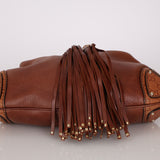 Gucci Brown Leather Babouska Indy Hobo