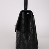 Chanel 1993 Caviar Jumbo Kelly Top Handle 24K GP