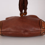 Gucci Brown Leather Babouska Indy Hobo