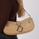 Christian Dior 2004 Beige Charm Shoulder Bag