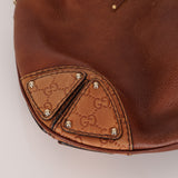 Gucci Brown Leather Babouska Indy Hobo
