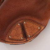 Gucci Brown Leather Babouska Indy Hobo