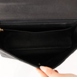 Chanel 1993 Caviar Jumbo Kelly Top Handle 24K GP