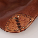 Gucci Brown Leather Babouska Indy Hobo