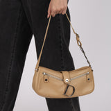 Christian Dior 2004 Beige Charm Shoulder Bag