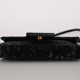 Fendi Black Beaded Mini Baguette
