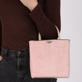 Christian Dior 2000 Pink Pony Hair Braided Handle Malice Shopper Tote w/ Pouch