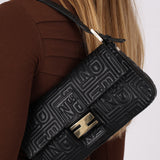 Fendi Re-Edition 1997 Baguette Black Embossed Leather 2007