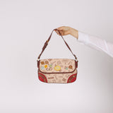 Limited Edition Loewe 160th Anniversary Pins and Bauble Canvas Baguette