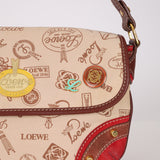 Limited Edition Loewe 160th Anniversary Pins and Bauble Canvas Baguette