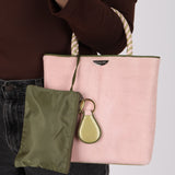 Christian Dior 2000 Pink Pony Hair Braided Handle Malice Shopper Tote w/ Pouch