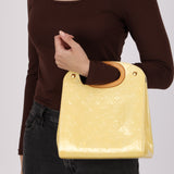 Louis Vuitton Butter Yellow Monogram Vernis Maple Drive